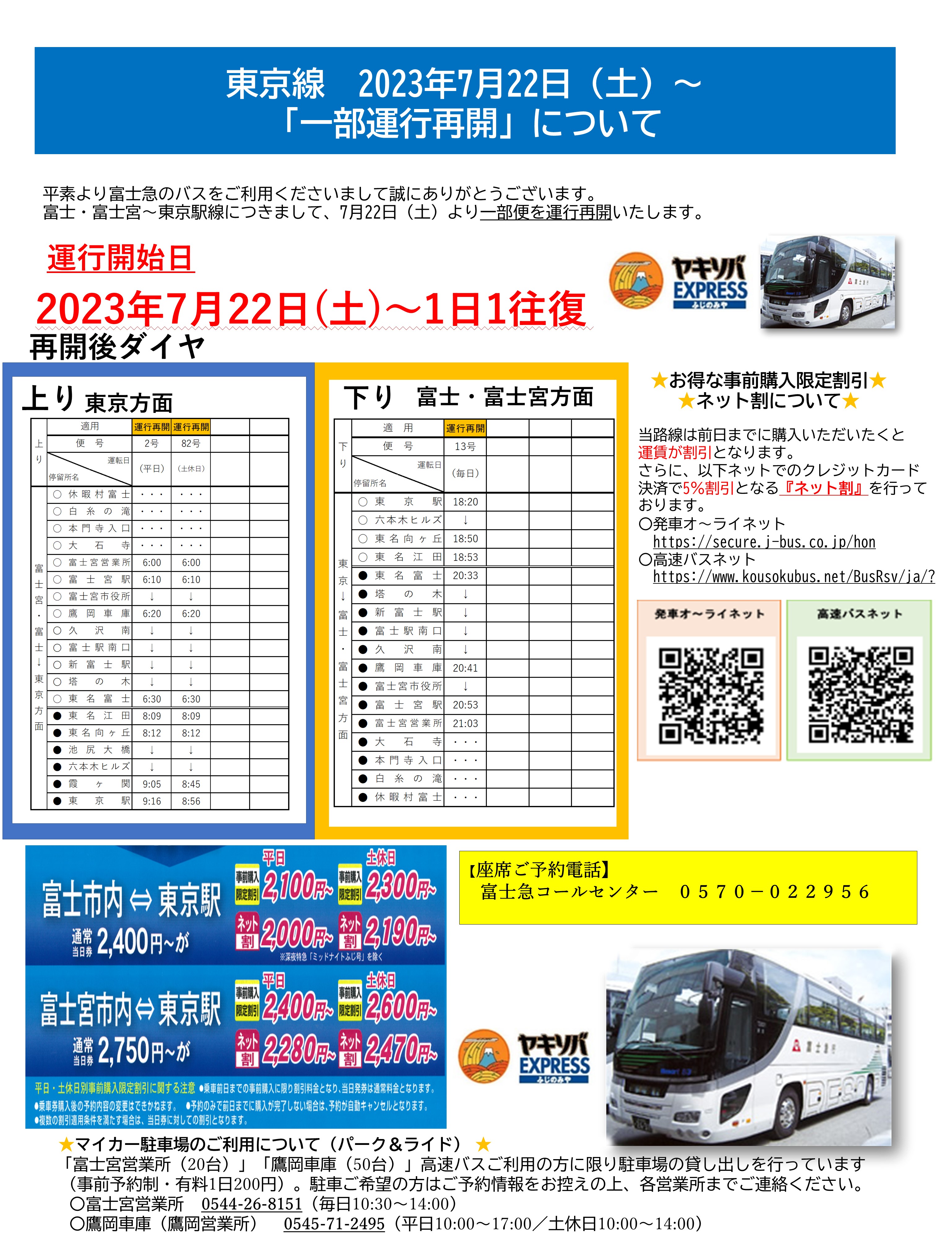 東京駅線2023年7月22日～