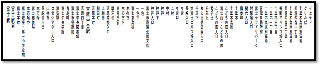 ぐりんぱバス停
